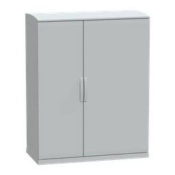 NSYPLAZT15126G – Floor standing polyester enclosure, Thalassa PLA, open bottom, ventilated canopy, 1500x1250x620mm, IP44, IK10