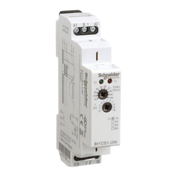 841CS1-UNI – Current sensor relay, SE Relays, SPDT, 15A, 24 to 240 VAC, 1 time scale, 100 mA to 1 A, DIN mounting