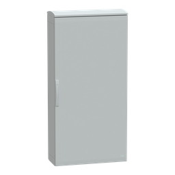 NSYPLAT1573G – Floor standing polyester enclosure, Thalassa PLA, plain door, ventilated canopy, 1500x750x320mm, IP44, IK10