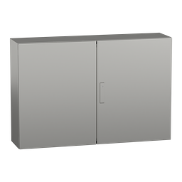 NSYS3X801230 – Wall mounted enclosure, PanelSeT S3X, stainless steel 304L, double plain door, 800x1200x300mm, IP55
