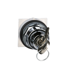 9001KS11K3 – 30mm Push Button, Type K, keyed selector switch, 2 position, key removal on left or right
