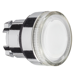 Square D ZB4BW37 22 mm Clear Round Flush Momentary Illuminated Push Button Operator
