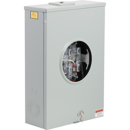 UH7213C – Meter socket, ringless, 3 phase, 4 wire, 7 jaws, Series A, lever bypass, jaw release