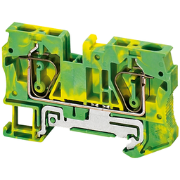 NSYTRR62PE – Terminal block, Linergy TR, Linergy TR, spring type, protective earth, 2 points, 6mm², green-yellow, set of 50