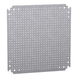 NSYMF44 – Microperforated mounting plate H400xW400 w/holes diam 3,6mm on 12,5mm pitch