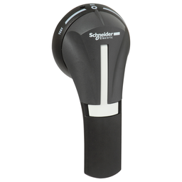 GS2AHT130 – External rotary handle, TeSys GS, black handle, front mounting, 3 positions Test-I-O, NEMA 3R, for GS 30 to 400A UL