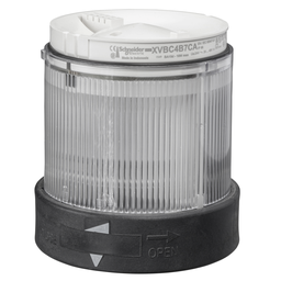 XVBC2B7 – Indicator bank, Harmony XVB, illuminated unit, plastic, clear, 70mm, steady, integral LED, 24V AC/DC
