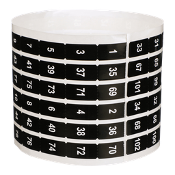 NF102OE – Panelboard accessory, NF, number strip, odd/even, 1 to 102