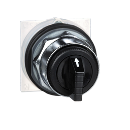 9001KS42B – 30mm Push Button, Type K, selector switch, 3 position, B cam, black knob