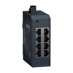 MCSESU083FN0 – network switch, Modicon Networking, standard unmanaged, 8 ports for copper