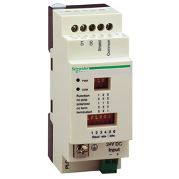 TWDXCAISO – tap isolation box, Modicon M258, for PLC Twido, serial link, screw terminal block, 2 RJ45