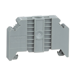 NSYTRAABV35 – Linergy terminal blocks, end bracket, screw on, for 35 mm DIN rail, 9.5 mm wide, markable