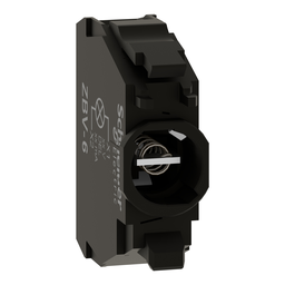 ZBV6 – Light block for head 22mm, Harmony XB4, for BA9s bulb, It 250V, screw clamp terminal
