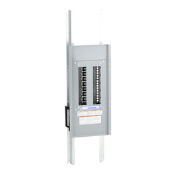 NQ30L4C – Panelboard interior, NQ, main lugs, 400A, Cu bus, 30 pole spaces, 1 phase, 3 wire, 240VAC, 48VDC