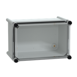 NSYPLS1827G – PLS box, polyester rear, transparent PC cover IP66 18x27x18cm