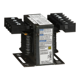 9070T50D50 – Transformer, Type T, industrial control, 50VA, 1 phase, 240/416/480/600V primary, 99/120/130V secondary, 55C rise