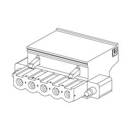 BMXXTSCPS10 – connector kit, Modicon M340, 2 removable connectors, cage clamp, for power supply module