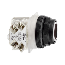 9001SKR1BH13 – Push button, Harmony 9001SK, plastic, flush, black, 30mm, spring return, 1 C/O