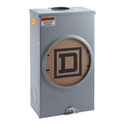 UTRS202B – Meter socket, ringless, 1 phase, 3 wire, 4 jaws, Series A, no bypass, no jaw release