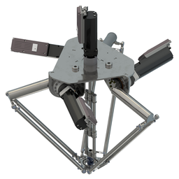 VRKP2L0RNC00000 – Delta 3 robot, P2, 3-4 axis, 15 kg permissible load, 0-800 mm working envelop
