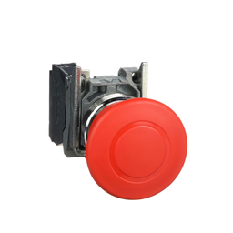 XB4BT842 – Harmony, emergency stop, latching push pull, red, 40 mm, 1 NC