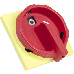 KCD1YZ – TeSys VARIO / Mini VARIO – front and red rotary handle – 1 to 3 padlocking