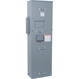 EZM1400FSU – Main fusible (Class T) switch unit, EZ Meter-Pak, 400A, 120/240VAC, 1ph/3W, 400A bus, UG, Type 3R, EUSERC
