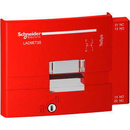 LAD9ET3S – Safety red protective cover for TeSys Deca contactor, LC1D80…95