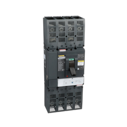 LLL47070D35 – Circuit breaker, PowerPacT L, 700A, 4 pole, 500VDC, 50kA, lugs, thermal magnetic, 80%