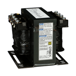 9070T150D13 – Transformer, Type T, industrial control, 150VA, 1 phase, 120V primary, 12/24V secondary, 55C rise