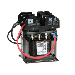 9070TF50D20 – Industrial control transformer, Type TF, 1 phase, 50VA, 208/230/460V primary, 115V secondary, 50/60Hz