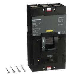 LAL36150 – Circuit breaker, LA, 150A, 3 pole, 600VAC, 22kA, 250VDC, 10kA, lugs, thermal magnetic