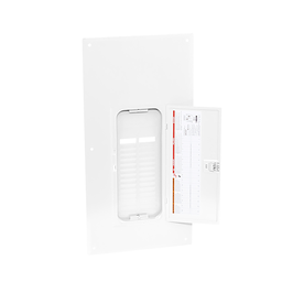 QOC30UFW – Replacement cover, QO, for 30 space load center, flush, white