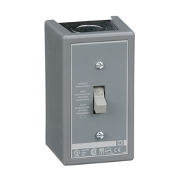 2510FG5 – Manual Starter, fractional horsepower, 16A, 1 pole, 1 HP at 277VAC, key operated w/guard, no indicator, NEMA 1 enclosure