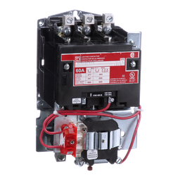8903SPO11V02 – Contactor, Type S, multipole lighting, mechanically held, 60A, 3 pole, 110/120VAC 50/60Hz coil, open style