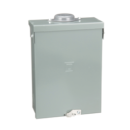 QO816L100RBCP – Load center, QO, 1 phase, 8 spaces, 16 circuits, 100A fixed main lugs, NEMA3R, consumer pack