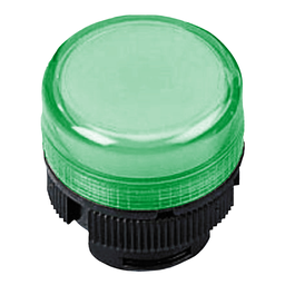 ZA2BV03 – Head for pilot light, Harmony XAC, for incandescent bulb, plastic, green cap, 22mm
