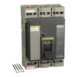 PJL36000S60 – Automatic switch, PowerPacT P, 600A, 3 pole, 600VAC, 25kA, lugs, magnetic