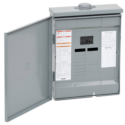 QO112M100PRB – Load center, QO, 1 phase, 12 spaces, 24 circuits, 100A convertible main breaker, PoN, NEMA3R