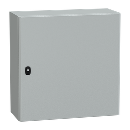 NSYS3D6625 – Wall mounted steel enclosure, PanelSeT S3D, plain door, without mounting plate, 600x600x250mm, IP66, IK10