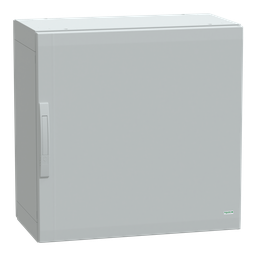 NSYPLA774G – Floor standing polyester enclosure, Thalassa PLA, plain door, completely sealed, 750x750x420mm, IP65, IK10