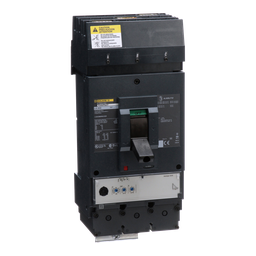 LGA36600U33X – Circuit breaker, PowerPacT L, 600A, 3 pole, 600VAC, 18kA, I-Line, MicroLogic 3.3S, 80%, ABC