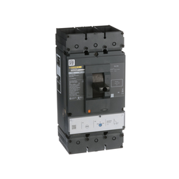 LLF37060D33 – Circuit breaker, PowerPacT L, 600A, 3 pole, 500VDC, 50kA, busbar, thermal magnetic, 80%