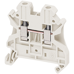 NSYTRV42WH – Terminal Blocks, Linergy, feed through, 30A, 600V, screw termination, 2 points, 26AWG to 10AWG, white