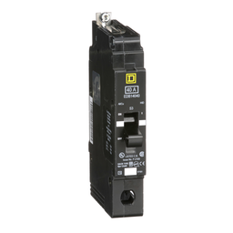 EDB14040 – Mini circuit breaker, E-Frame, 40A, 1 pole, 277VAC, 25kA max, bolt on