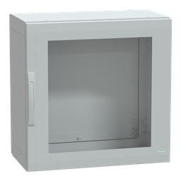 NSYPLA774TG – Floor standing polyester enclosure, Thalassa PLA, glazed door, completely sealed, 750x750x420mm, IP65, IK08