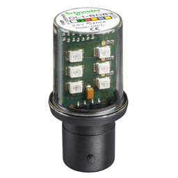 DL1BDB3 – LED bulb, Harmony XVB, BA 15d, green, steady light, 24V AC/DC