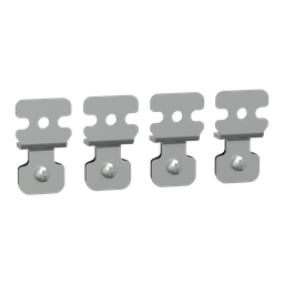 NSYAEFPFSB – Set of 4 wall fixing lugs, made of steel. For PanelSeT SBM boxes