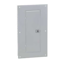 HOM2040L125PGC – Load center, Homeline, 1 phase, 20 spaces, 40 circuits, 125A convertible main lugs, PoN, NEMA1, gnd bar, combo cover