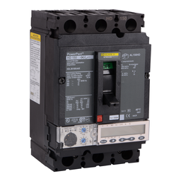 HDL36150U44X – Circuit breaker, PowerPacT H, 150A, 3 pole, 600VAC, 14kA, lugs, Micrologic 6.2A, 80%